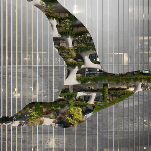 One River North building cutout